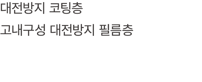 대전방지 코팅층 고내구성 대전방지 필름층