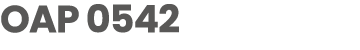 OAP 0542