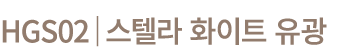 HGS02│스텔라 화이트 유광