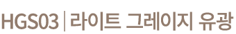 HGS03│라이트 그레이지 유광