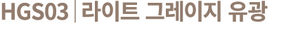 HGS03│라이트 그레이지 유광