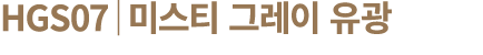 HGS07│미스티 그레이 유광