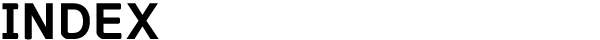 INDEX