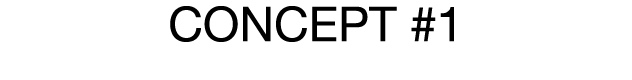 CONCEPT #1