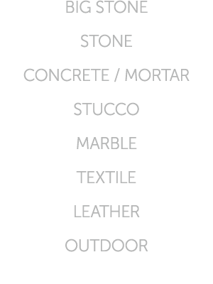 BIG STONE STONE CONCRETE / MORTAR STUCCO MARBLE TEXTILE LEATHER OUTDOOR