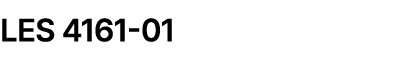 LES 4161 01