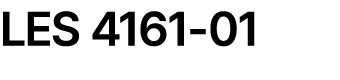 LES 4161 01