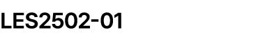 LES2502 01