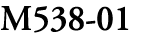 M538 01