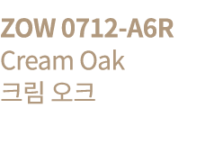 ZOW 0712-A6R Cream Oak      