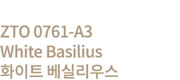 ZTO 0761-A3  White Basilius          