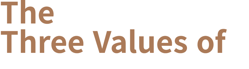The Three Values of